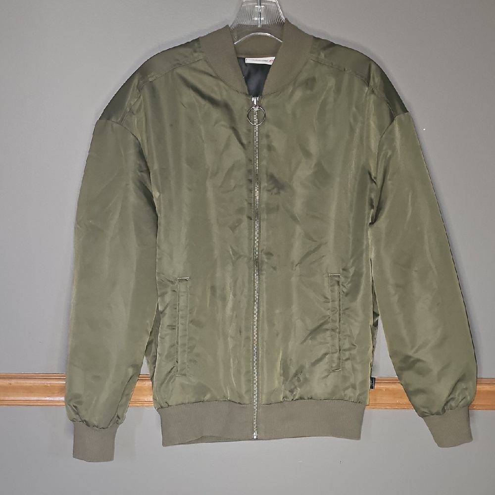 Reebok Olive Bomber Jacket